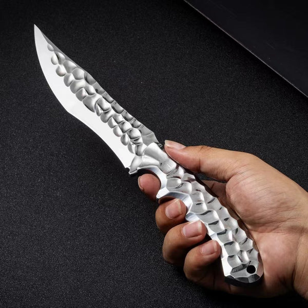 One-piece Keel Camping Mountaineering Portable Outdoor Self-defense Knife For Outdoor Survival