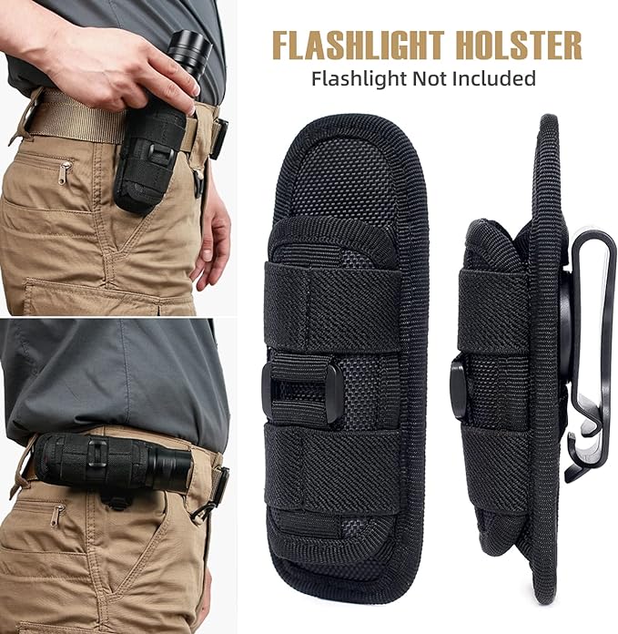 Tactical Flashlight Pouch Holster