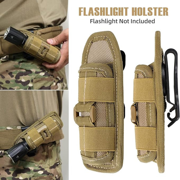 Tactical Flashlight Pouch Holster