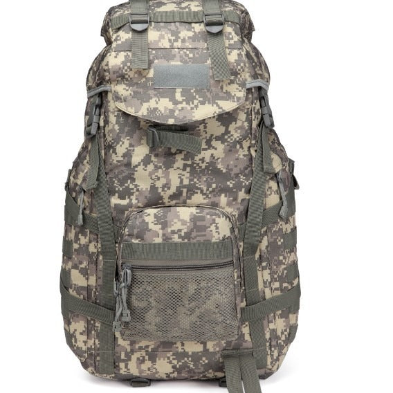 60L Camouflage Backpack For Camping  Hiking  Travel  And Cycling