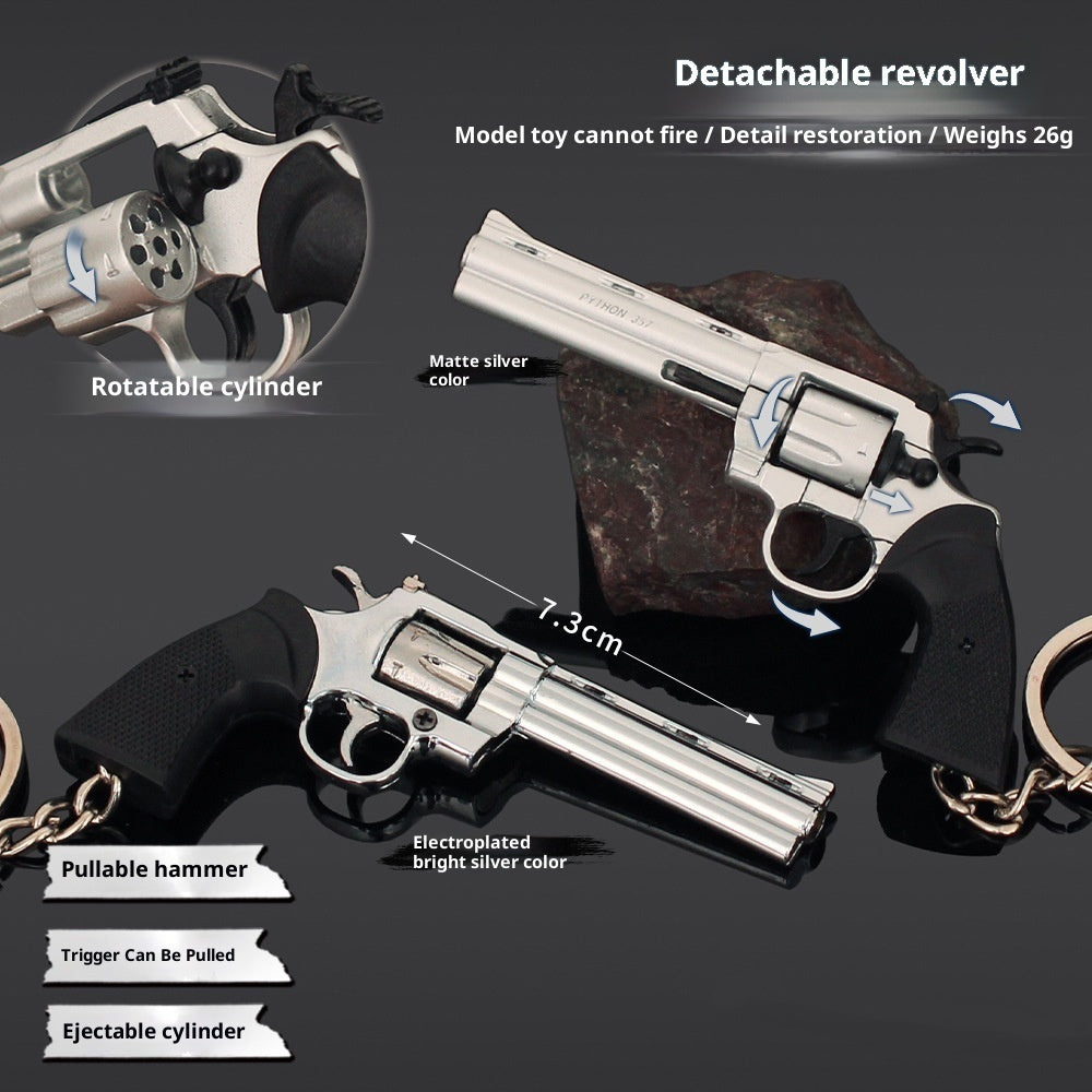 Disassembly Colt 357 Left Wheel Alloy Assembly Toys Keychain