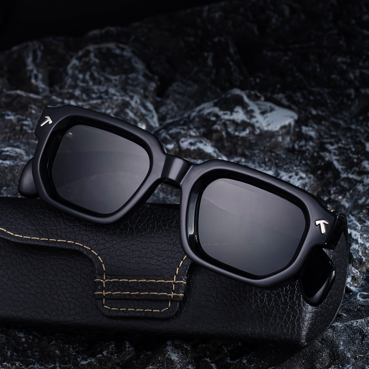 Fashion Box Sun Glasses Male Outdoor Driving Driving