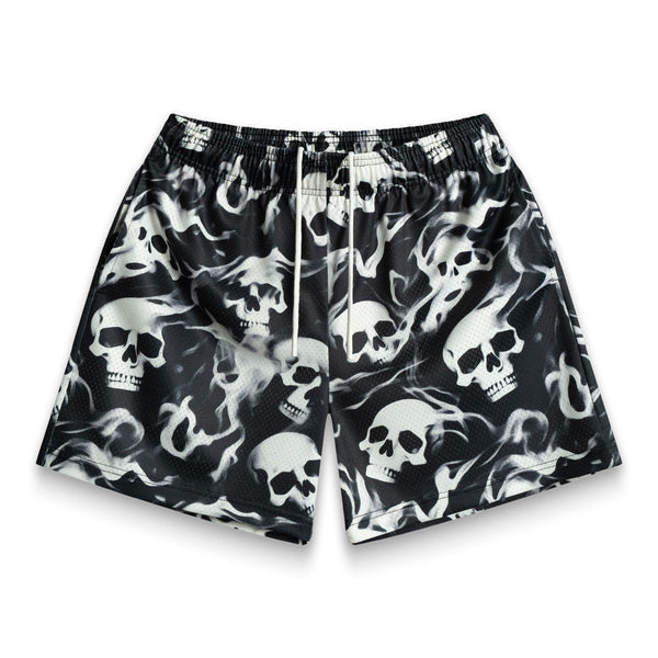 Men's Fitness Mesh Breathable Loose Sports And Leisure Shorts
