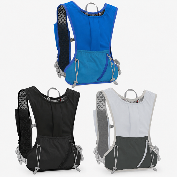 Sport Hydration Vest Running Backpack With 15oz 50oz Water Bladder