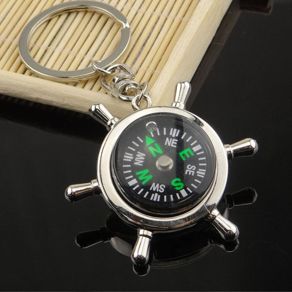 Creative Rudder Compass Key Chain