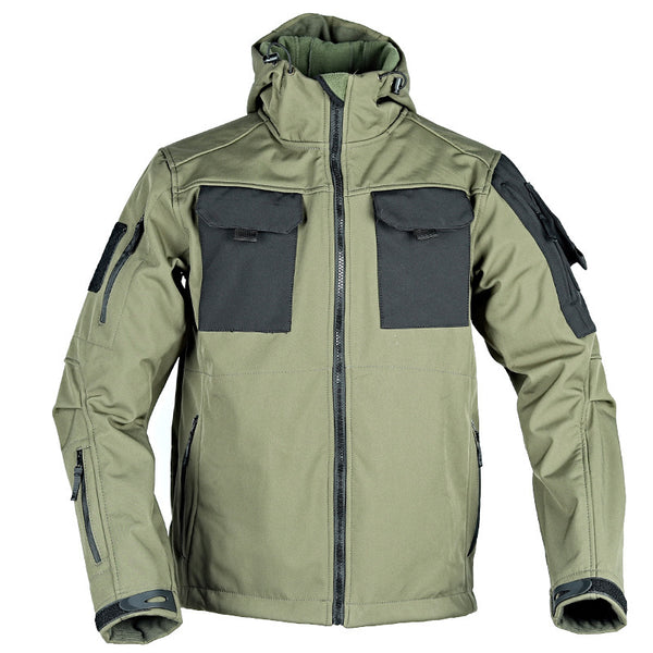 Tactical Soft Shell Jacket Windbreaker Waterproof