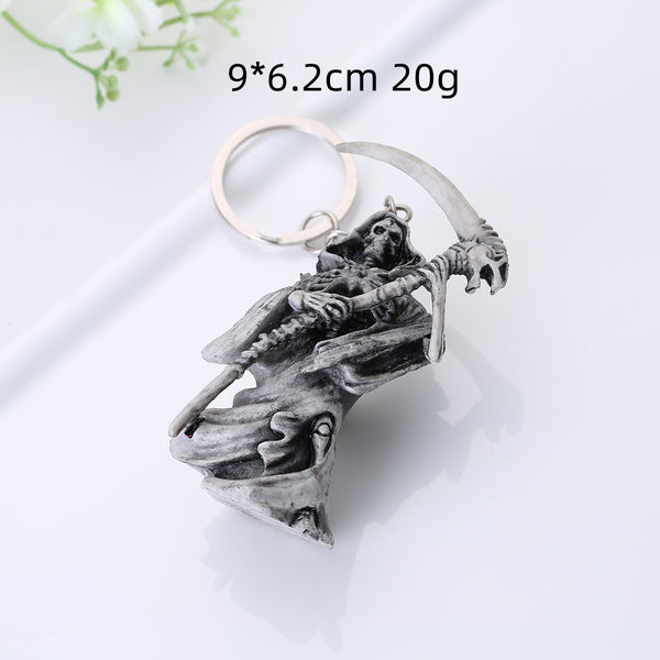 Skull Creative Keychain Rubber Pendant