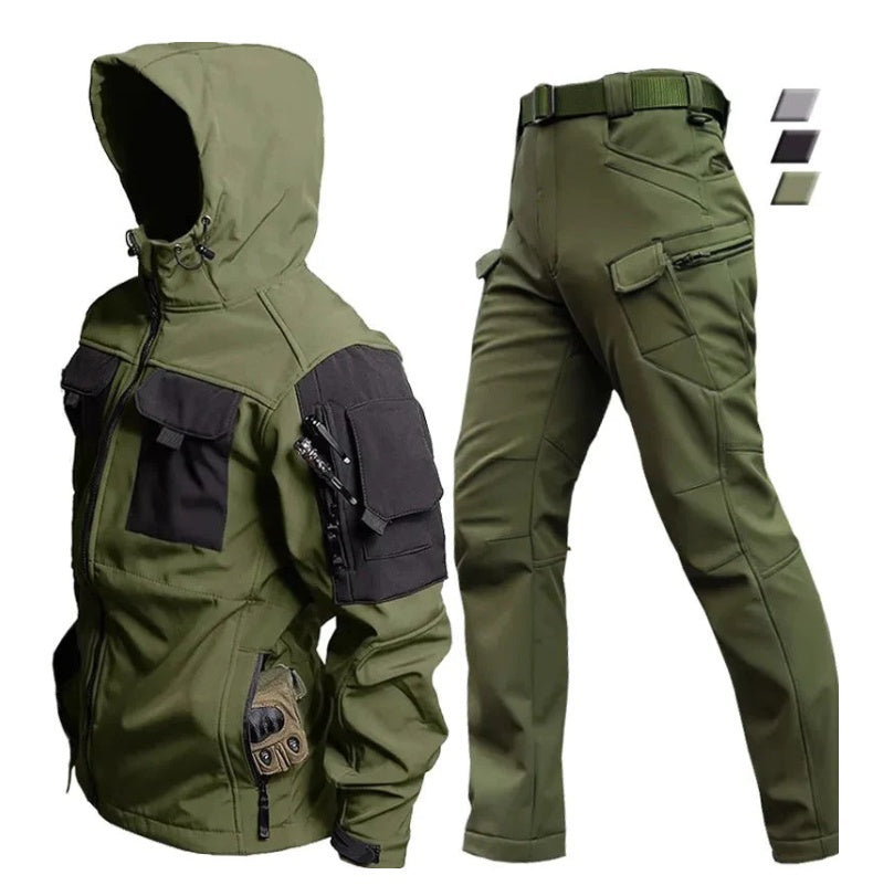 Tactical Soft Shell Jacket Windbreaker Waterproof