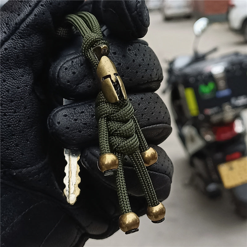 Creative Personalized Motorcycle Key Chain Black