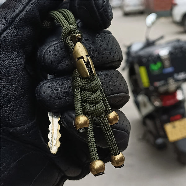 Creative Personalized Motorcycle Key Chain Black