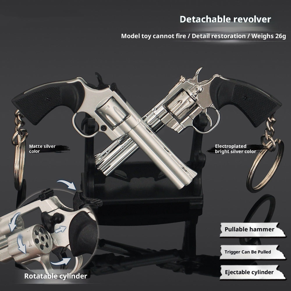 Disassembly Colt 357 Left Wheel Alloy Assembly Toys Keychain