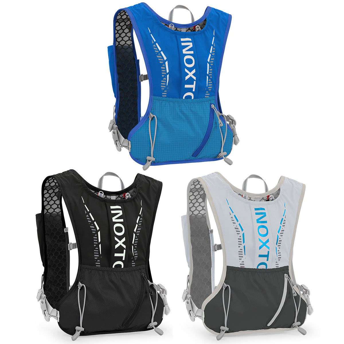 Sport Hydration Vest Running Backpack With 15oz 50oz Water Bladder