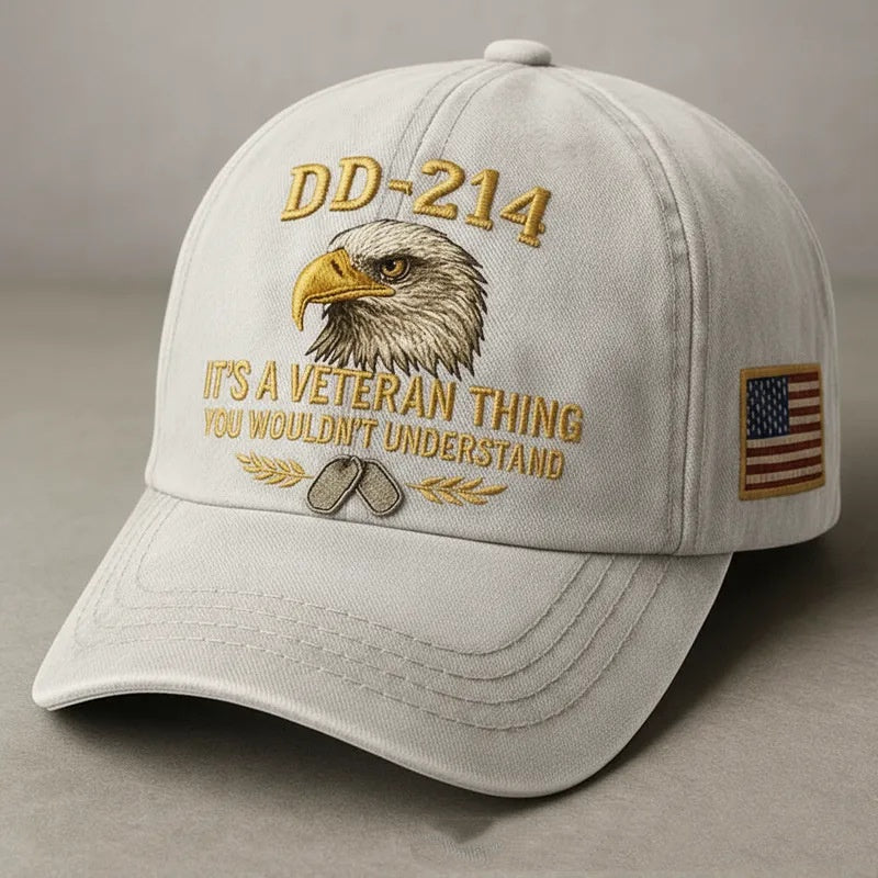 DD-214 VETERAN EMBROIDERED CAP
