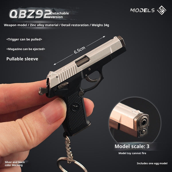 Disassembly Grab Model Semi-alloy Keychain Small Pendant Boys Toy