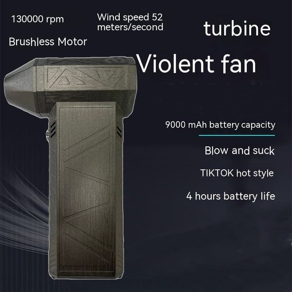 Turbo Fan Silent High Power Jet Fan Fast Recharging Dust Blower