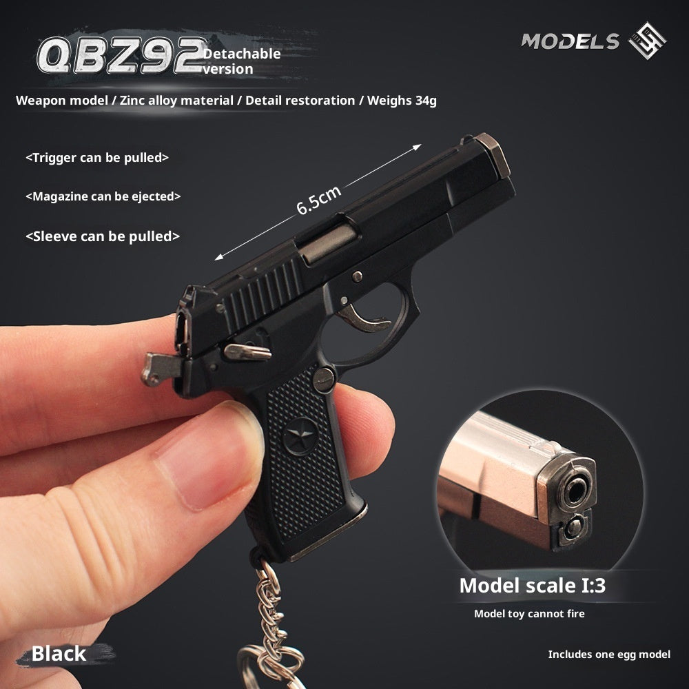 Disassembly Grab Model Semi-alloy Keychain Small Pendant Boys Toy