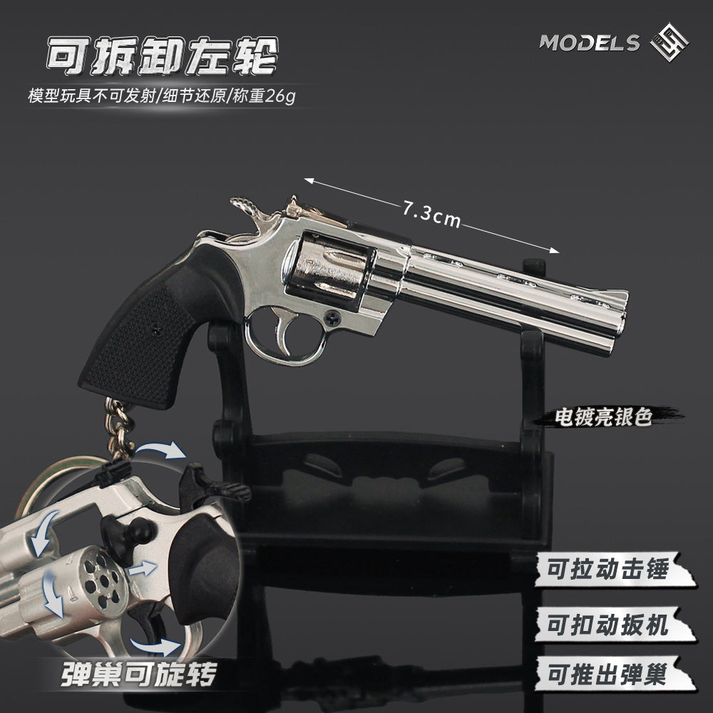 Disassembly Colt 357 Left Wheel Alloy Assembly Toys Keychain