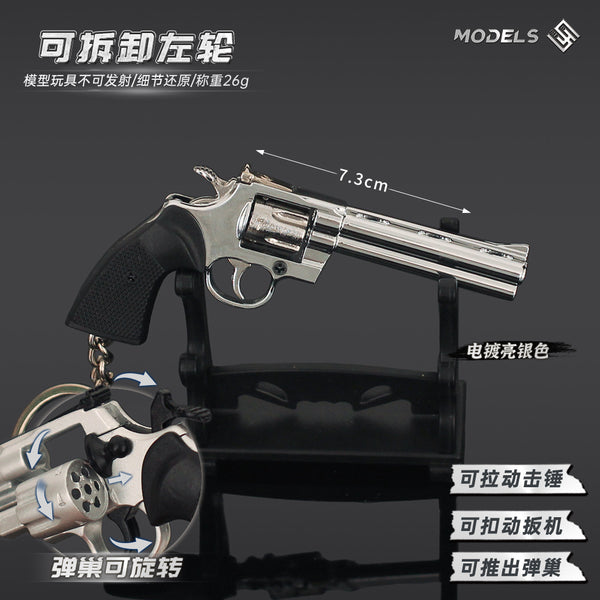 Disassembly Colt 357 Left Wheel Alloy Assembly Toys Keychain