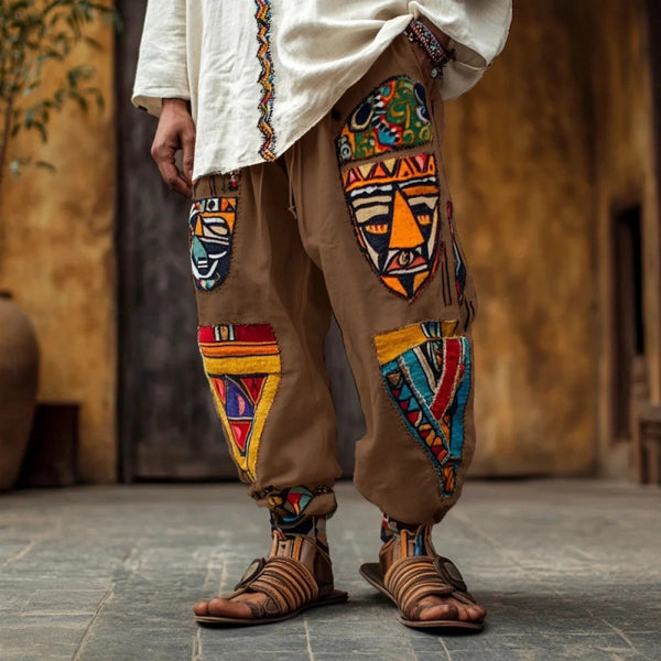 Casual Stylish Loose-fitting Linen Wide-leg Pants