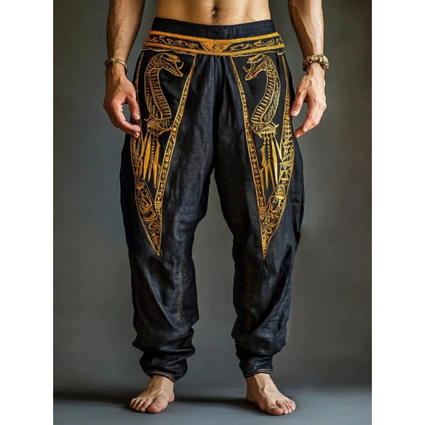 Casual Stylish Loose-fitting Linen Wide-leg Pants
