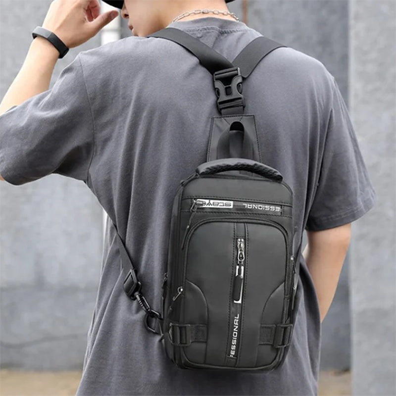 Joe Gray Computer Crossbody Bags Men Multifunctional Backpack Shoulder Chest Bags – 2Tactic