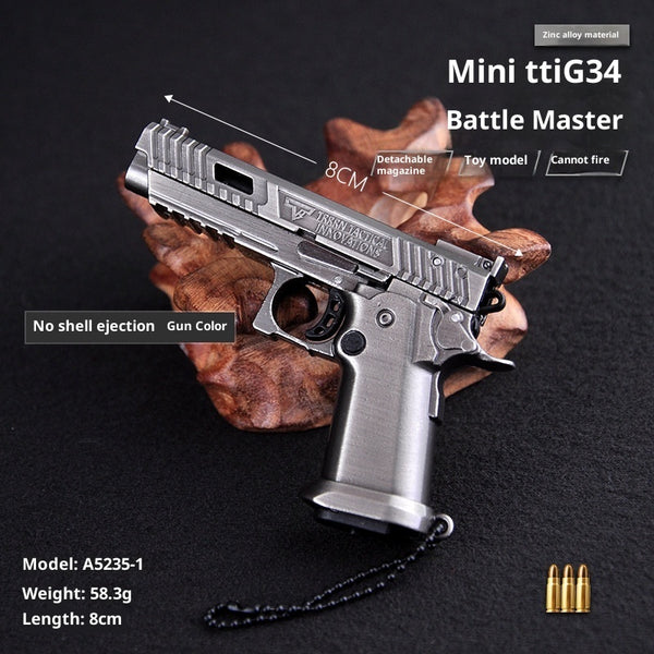 Mini Pendant Pistol Detachable Model Keychain Decoration