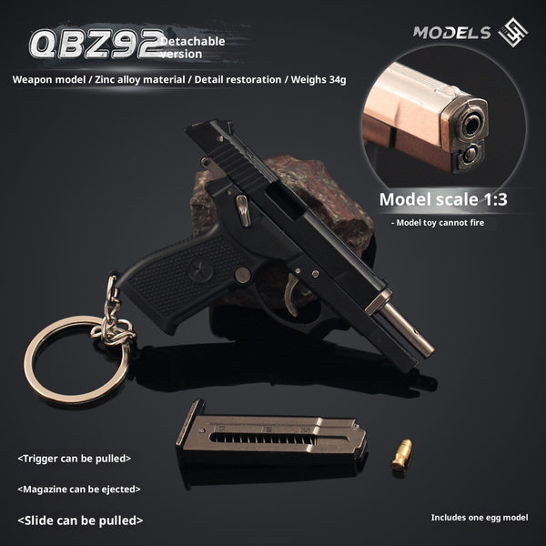 Disassembly Grab Model Semi-alloy Keychain Small Pendant Boys Toy