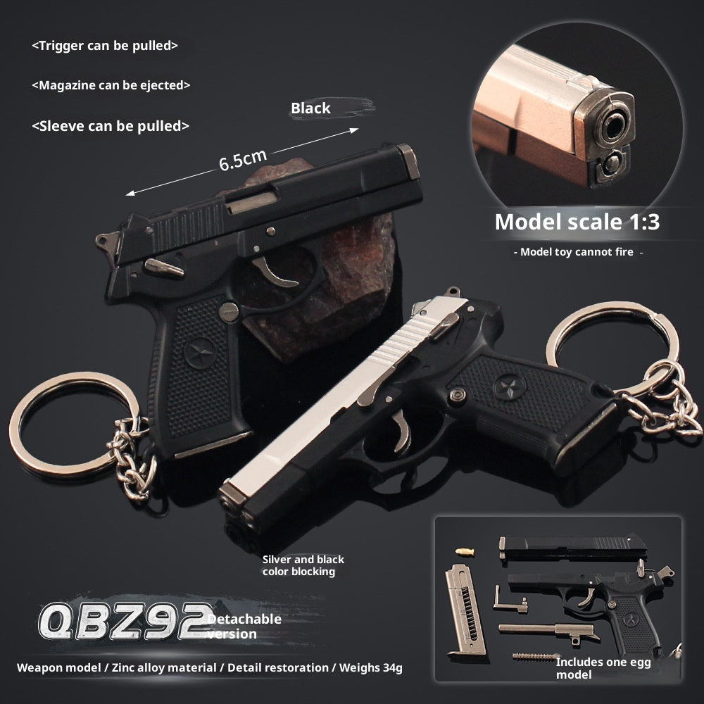 Disassembly Grab Model Semi-alloy Keychain Small Pendant Boys Toy
