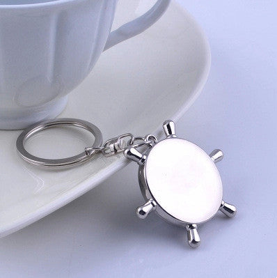 Creative Rudder Compass Key Chain