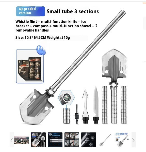 Outdoor Engineering Shovel Folding Multifunctional Camping Equipment