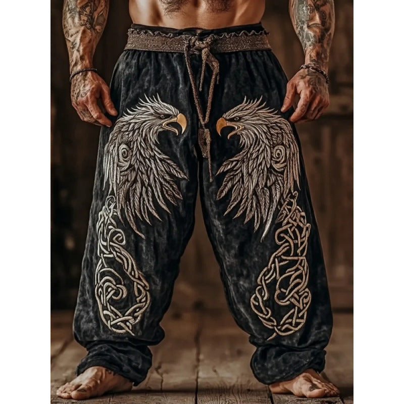Casual Stylish Loose-fitting Linen Wide-leg Pants