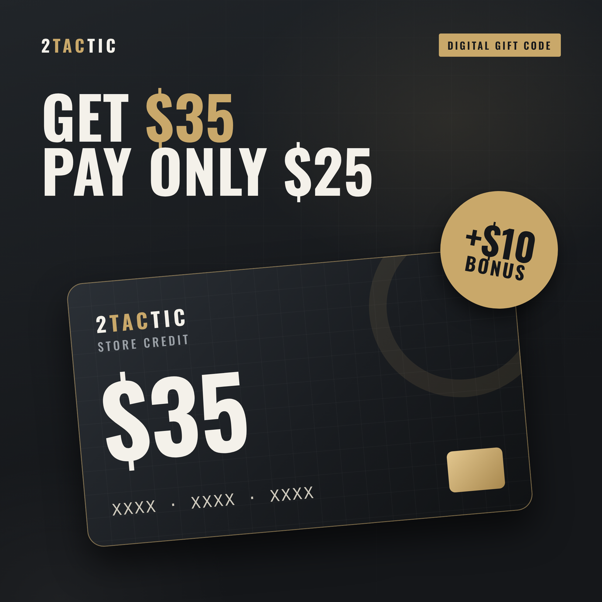 $35 Store Credit Gift Code – Pay Only $25