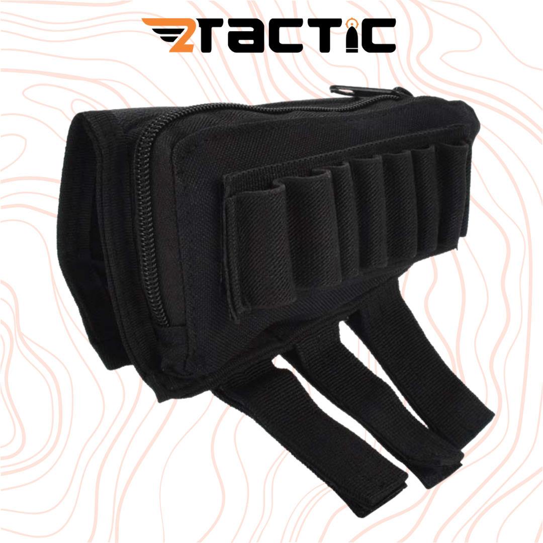 2Tac Hunting Zipper Rifle Buttstock Mag Ammo Pouch