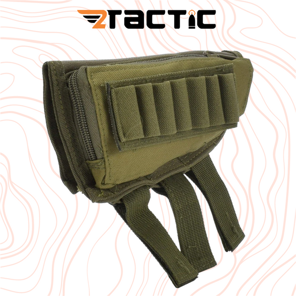 2Tac Hunting Zipper Rifle Buttstock Mag Ammo Pouch