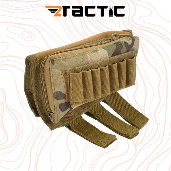 2Tac Hunting Zipper Rifle Buttstock Mag Ammo Pouch