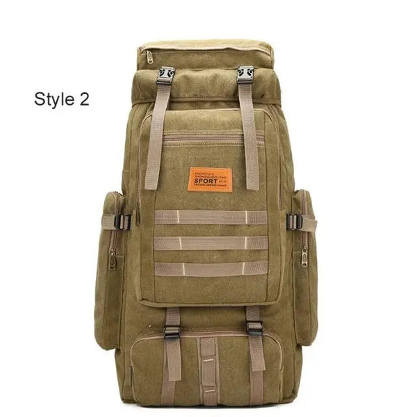 EDC4lifePro™ 60L Large Tactical Canvas Backpack- Tactical travel backpack 60l