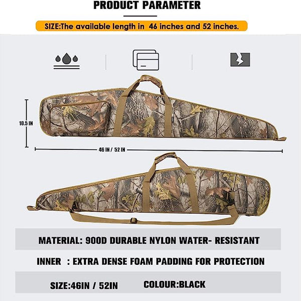 Water-Resistant Carrying Gun Case