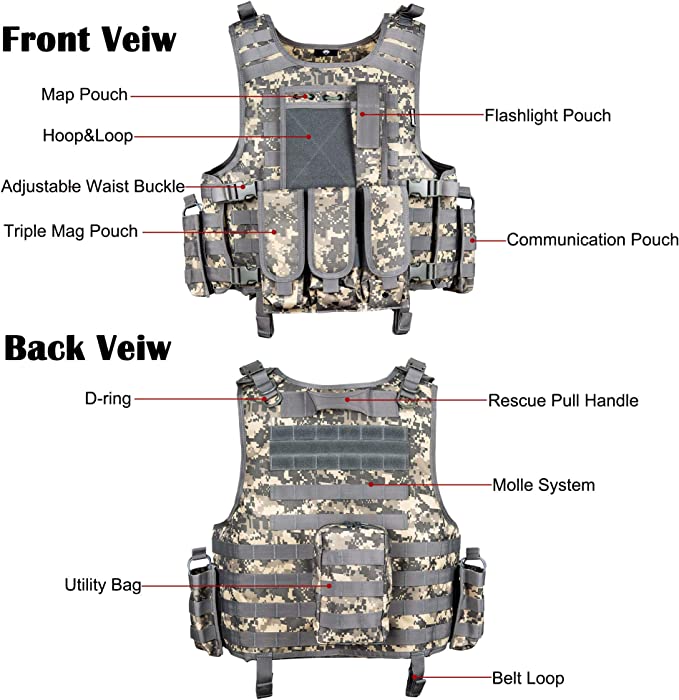 2TACTIC® Tactical Airsoft Vest