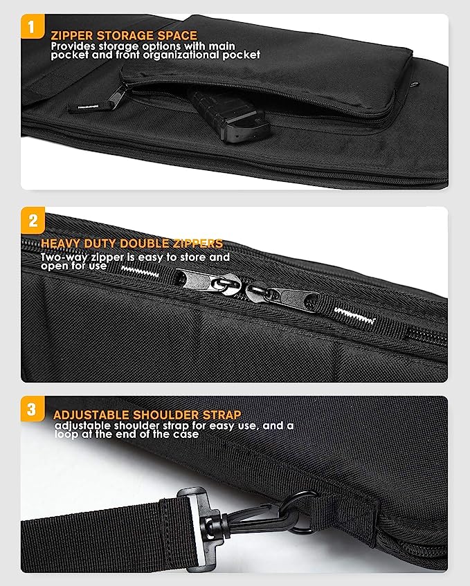 Water-Resistant Carrying Gun Case