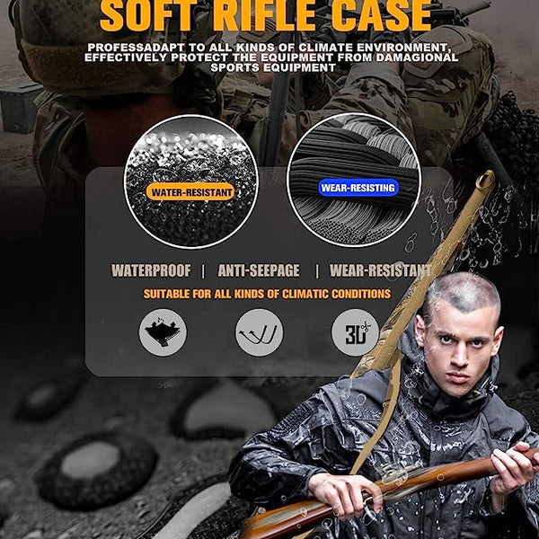 Water-Resistant Carrying Gun Case