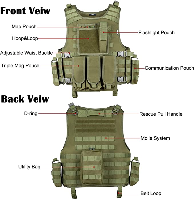 2TACTIC® Tactical Airsoft Vest