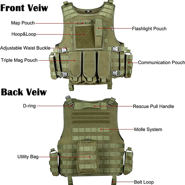 2TACTIC® Tactical Airsoft Vest