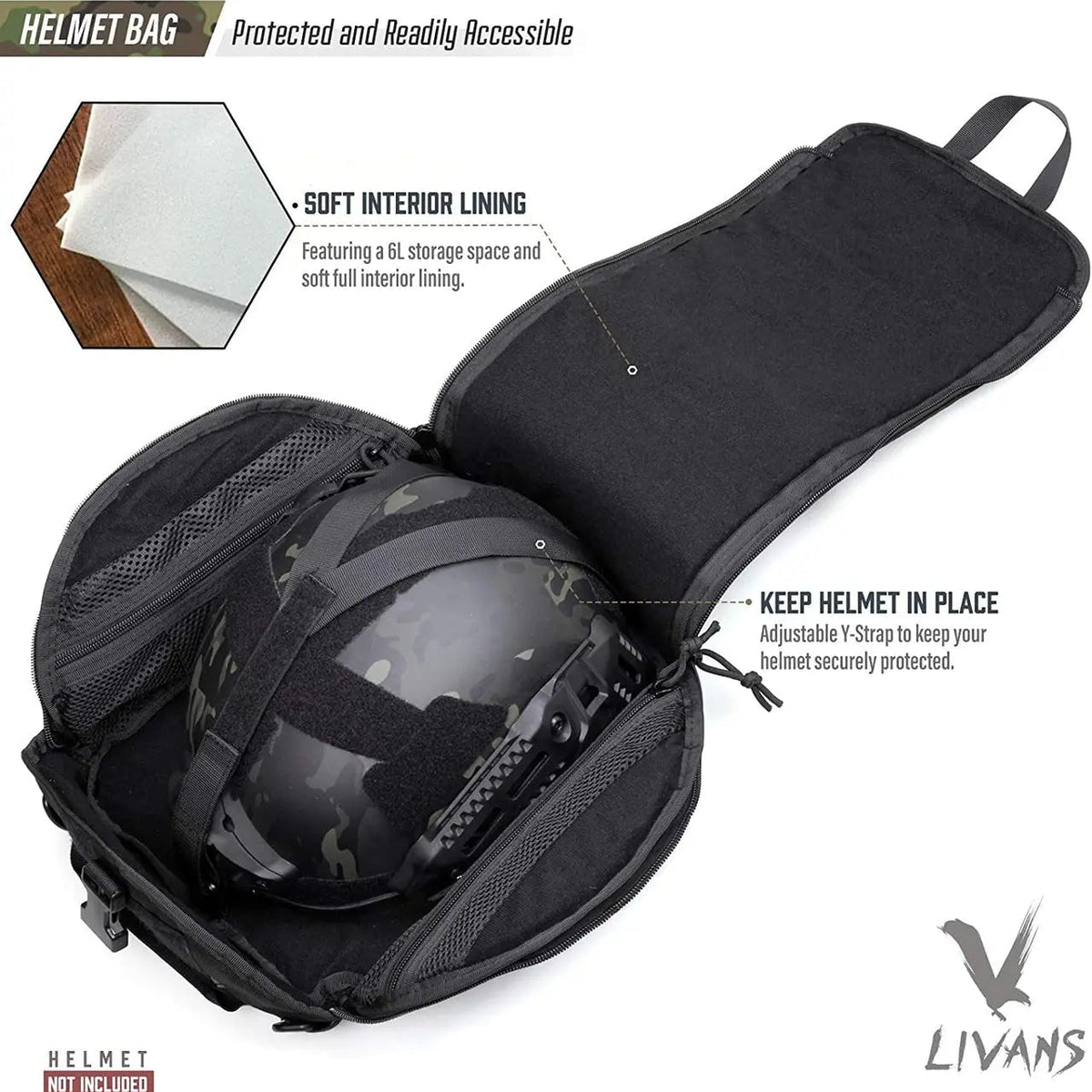 Padded Storage Bag for Helmet EDC4Life