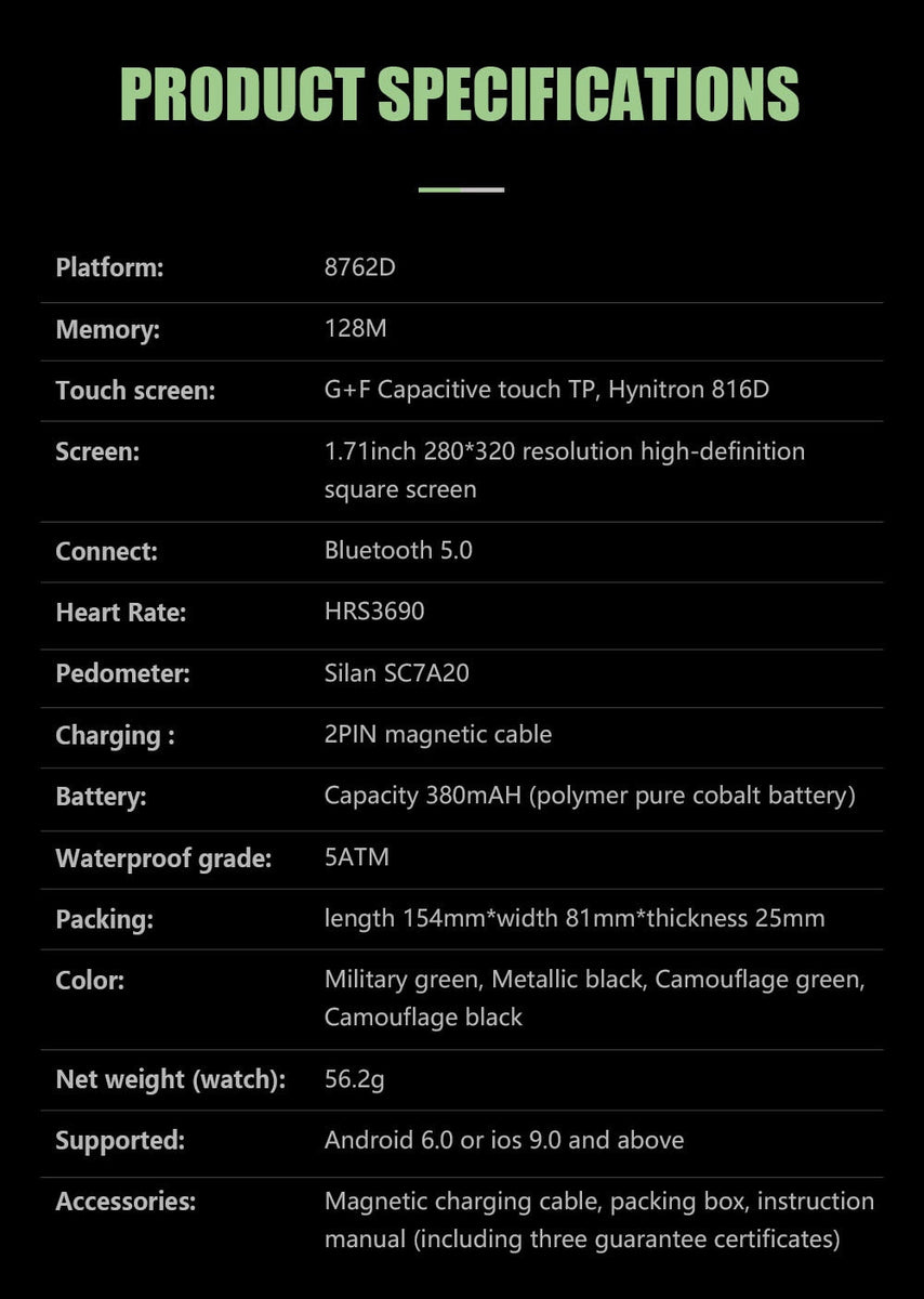 5ATM Smart Watch