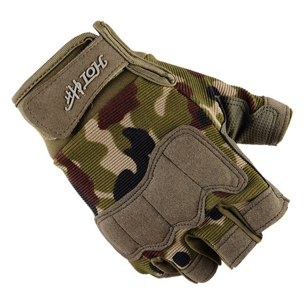 Fingerless Military Gloves