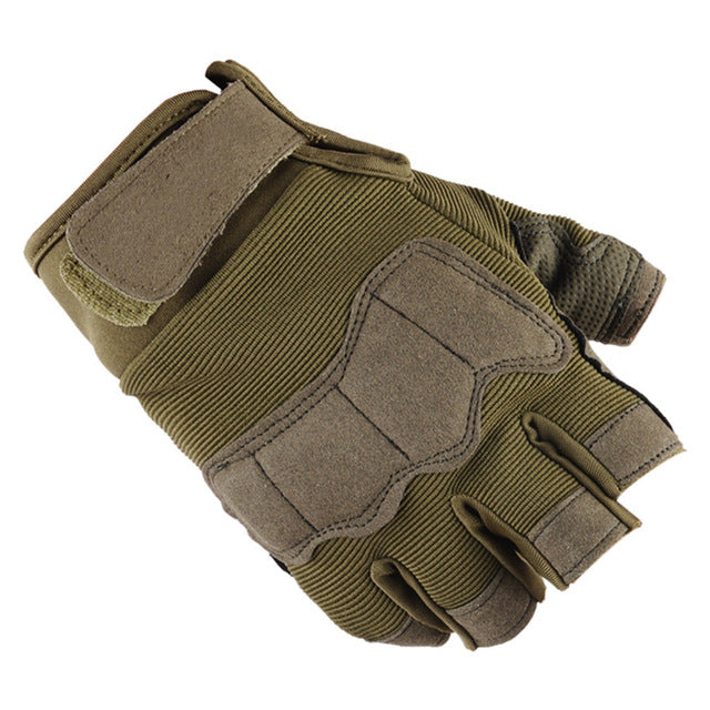 Fingerless Military Gloves